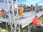 Steve Kimock teamed up with Stephen Perkins on the Field Stage...